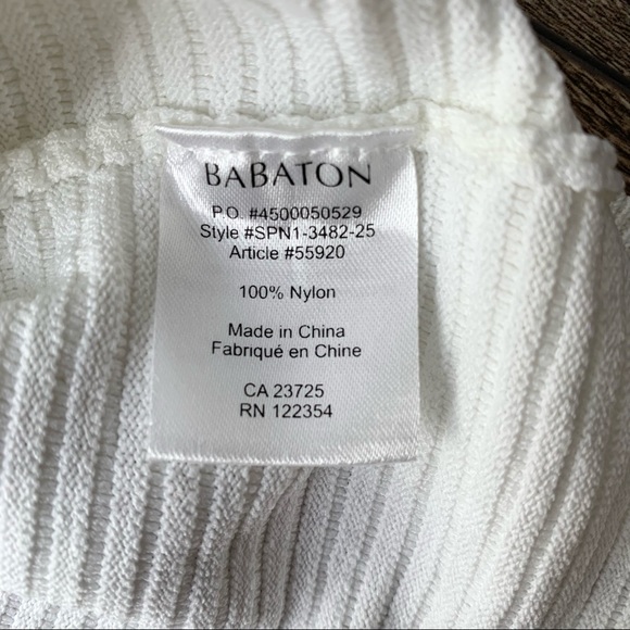 Aritzia Babaton Alrik Knit Top White Size XS - Picture 13 of 16